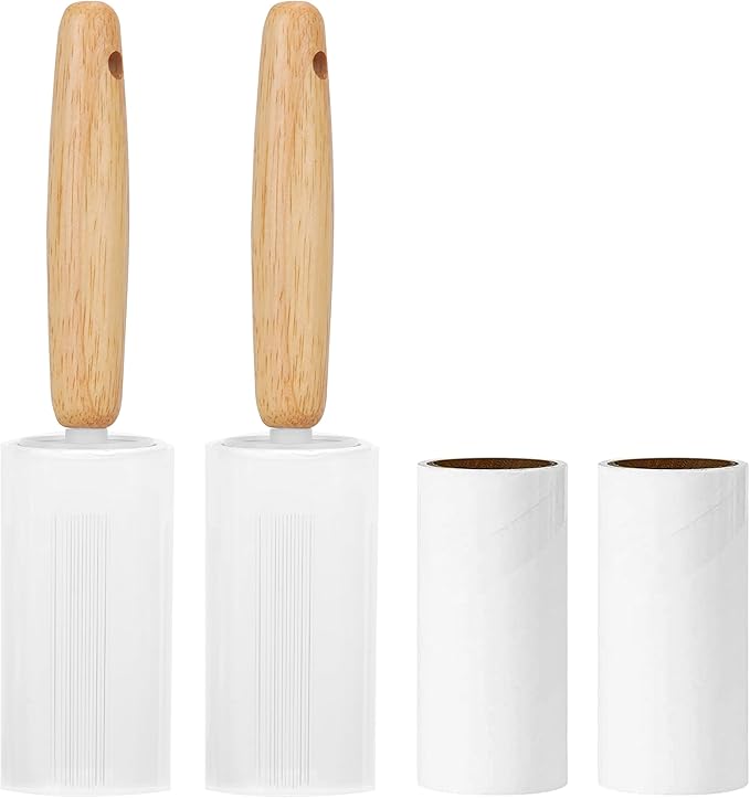 2 Pack Lint Rollers for Pet Hair, 240 Sheets Pet Hair Remover for Clothes by Adorila