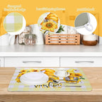 2 Pcs Sunflower Dish Drying Mat - Image 4