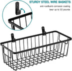 SheeChung Farmhouse Metal Wire Bin Basket - Image 3