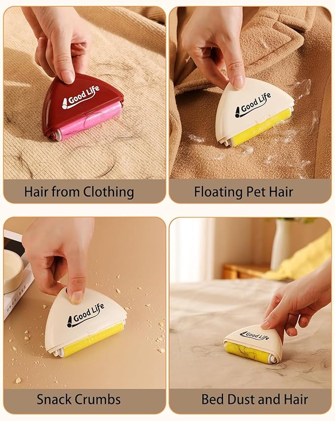 Good Life Lint Roller, Portable Washable Lint Roller, Washable Reusable Lints - Image 6
