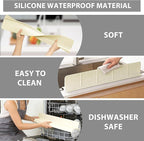 23Inch Sink Splash Guard – Extended Length & Tall Silicone Kitchen Sink Splash - Image 6