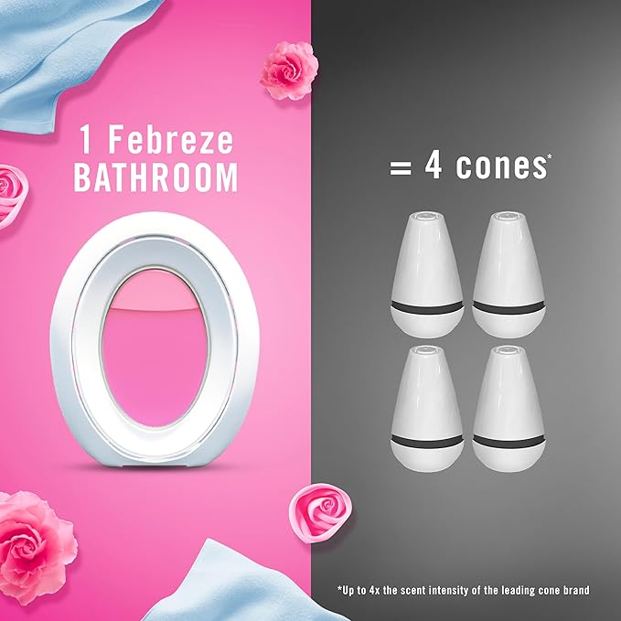 Febreze Bathroom Air Freshener, Odor-Fighting Plug-In Alternative, Bathroom & - Image 8