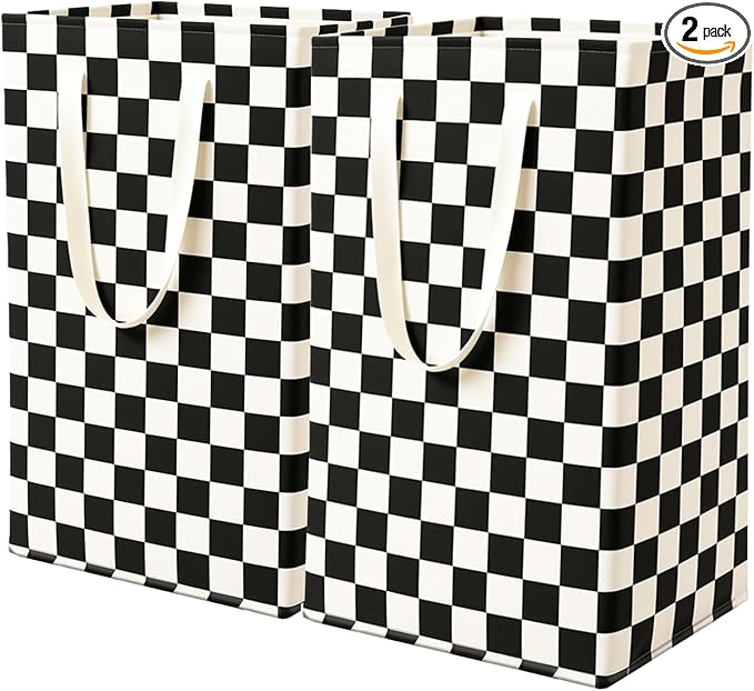 2 Pack Waterproof Laundry Hamper 150L Collapsible Laundry Basket Extended by %E2%80%8ETeLUVHome
