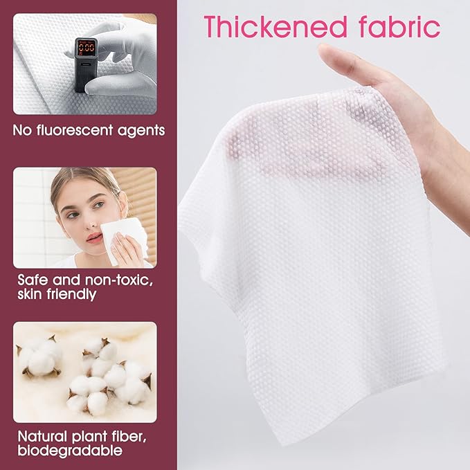 Classycoo Thick Disposable Compressed Towels Tablets- Individually Wrapped Face - Image 3