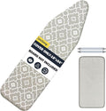 Ironing Board Cover and Pad 18"x54" Extra Thick Natural Cotton Scorch & Stain by UniSimp