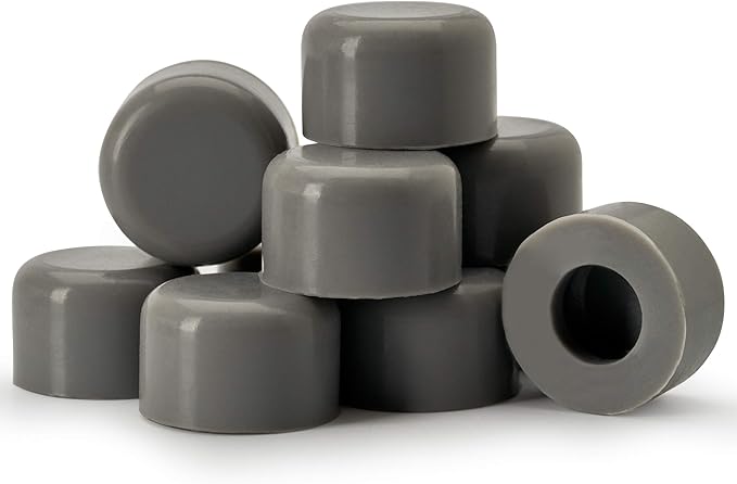 Premium Rubber Door Stop Stud Replacement Tips – Doorstopper Bumpers, Springe by Qualihome