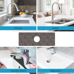 Kitchen Sink Splash Guard Faucet Mat Super Absorbent Fast Drying Mat Sink - Image 5