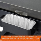 50-Pack Drip Pans Liners for Blackstone Griddle Accessories, Aluminum Foil Pan - Image 4