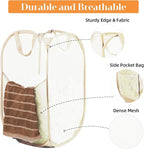 2 Pcs Durable Collapsible Laundry Baskets - Image 5