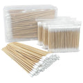 Bamboo Cotton Swabs Set by Garrelett