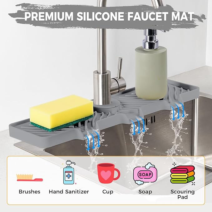 Silicone Faucet Splash Guard - Image 7