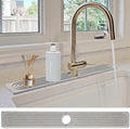 Stone Faucet Mat for Kitchen Sink- 23.6''x 3.9''Diatomite Fast-Drying Faucet Mat by CSTHTSC