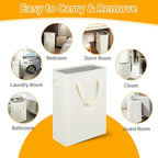Slim Laundry Hamper, 48L Ultra Thin Collapsible Laundry Basket - Image 7