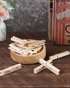 100 Pack Wooden Clothespins 2.9 Inch, Heavy-Duty Wood Rust-Resistant Clothes - Image 4