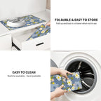 Daisy Flowers Dish Drying Mat for Kitchen Counter, Large Drying Kitchen Mat - Image 7