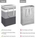 HomeHacks Large Laundry Basket, Waterproof, Freestanding Laundry Hamper - Image 3