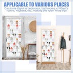Windyun 40 Over the Door Shoe Organizer Large Breathable Mesh Pocket Clear - Image 5