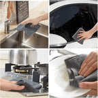 KinHwa Kitchen Washcloths for Dishes Absorbent Microfiber Dish Cloths Quick Dry - Image 6