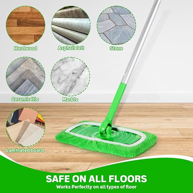 Reusable Microfiber Mop Pads Compatible - Image 5