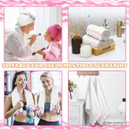 2 Pcs Scalloped Hand Towels 100% Cotton Fingertip Towels - Image 6