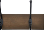 Amazon Basics Rectangular Farmhouse Wall-Mounted Coat Rack - Image 3