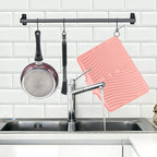 Silicone Dish Drying Mat for Kitchen Counter, Dish Drying Pad, Non-Slip Drain - Image 4