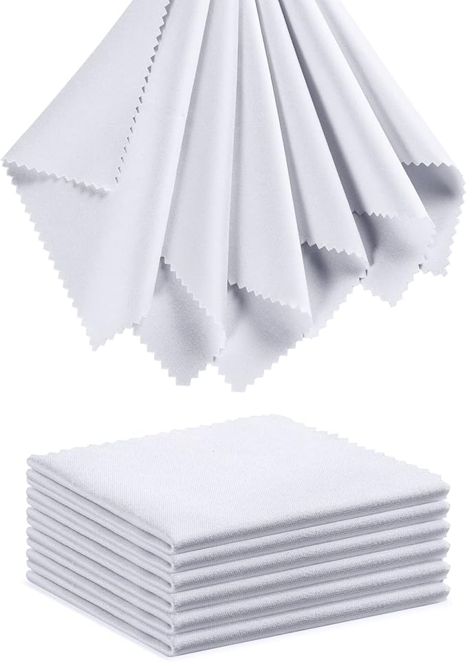 Eyeglass Cleaning Cloth Glasses Cleaner 12Pack Microfiber Lens Cleaner Eyewear by TRIUMPHVISION