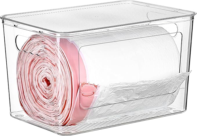 Vtopmart 1 Pack Trash Bag Holder, Stackable Garbage Bag Dispenser by Vtopmart