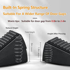 Heavy Duty Door Stopper, 3 Inch High Large Adjustable Spring Door Stop - Image 2