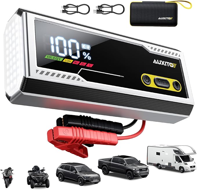 AUXITO 9500A Jump Starter, 12V Car Battery Jump Starter, Up to All Gas/All by AUXITO
