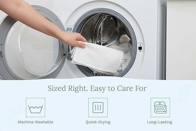 Organic Cotton White Dish Towels - Image 9