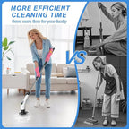 Electric Spin Scrubber with Power LCD Display, Cordless Bathroom Cleaning Brush - Image 2