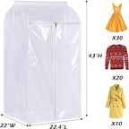 KEETDY 43" Hanging Garment Bags - Image 4