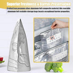 Reusable Aluminum Foil Sealable Storage Bags - Image 4