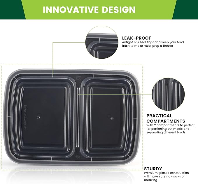 Meal Prep Containers 50 Pack - Image 3