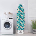 Spiral Stripe Ironing Board Cover, Swirl Line Elastic Edges Non-Slip Thick Iron - Image 3