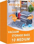 GONGSHI Vacuum Storage Bags, Space Saver Seal Bags by GONGSHI