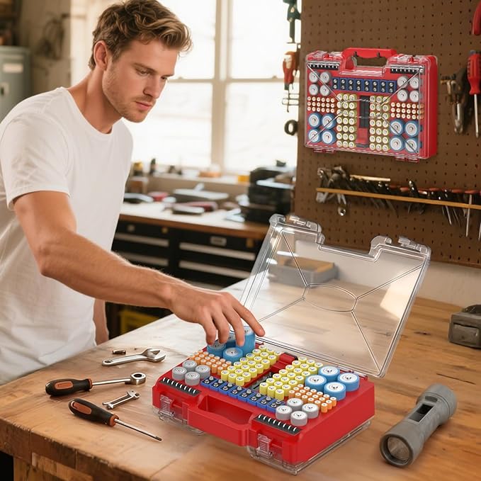 Upgraded Large Capacity Battery Storage Organizer - Image 7