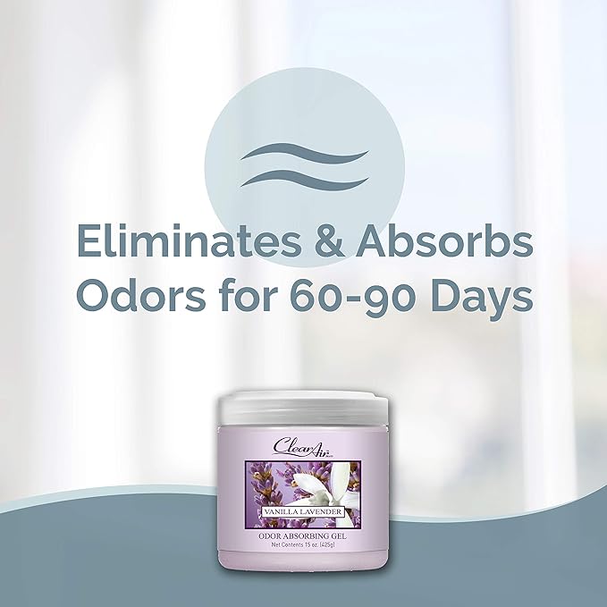 Clear Air 15oz Gel Odor Eliminator - Image 2