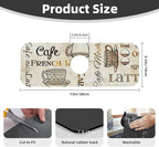 2Pcs Dish Drying Mats Faucet Mats Sets Large Size Coffee Mats Sink Faucet Mat - Image 6