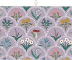Vintage Flowers Dish Drying Mat 18x24 Inch, Microfiber Absorbent Fast Dry Mat by Unknown