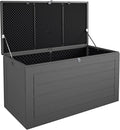 Cosco Outdoor Living 88180BGY1E Cosco Outdoor Patio Storage, Extra Large, 180 Gallons, Charcoal Deck Box, Black/Gray by CoscoProducts