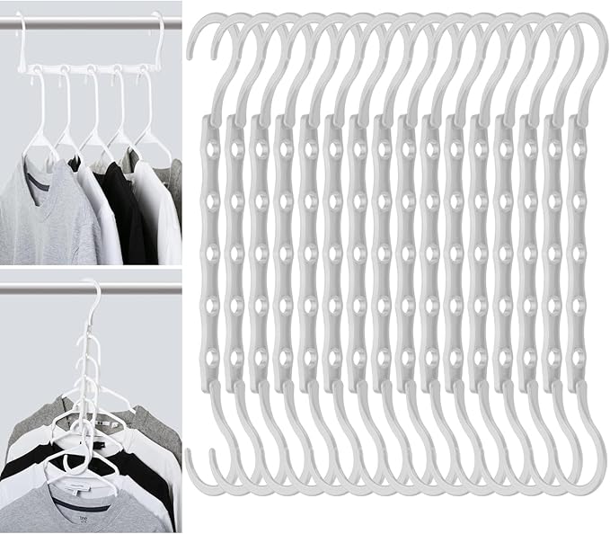 Mr. Pen- Space Saving Hangers for Clothes, Plastic Multi Clothes Hangers Space by MrPen