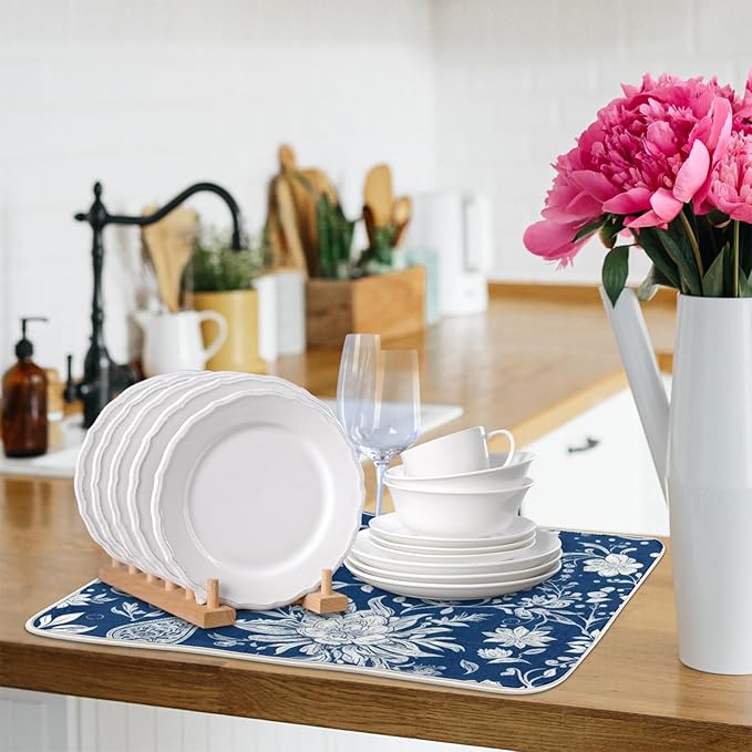 Dish Drying Mats with Hanging Loop - Image 8