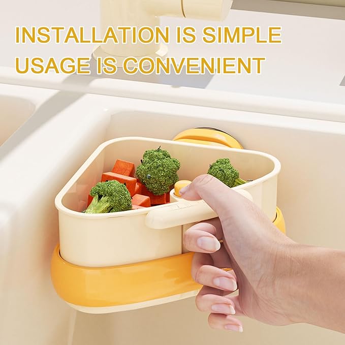 LLQ 2PACK Sink Strainer Basket, 2025 New Upgraded Suction Cup Press Sink - Image 3