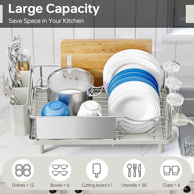 Stainless Steel Dish Drying Rack - Image 3