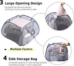 Collapsible Laundry Basket, 90L Foldable Pop-up Laundry Hamper - Image 4
