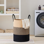 VIPOSCO Large Laundry Hamper, Tall Woven Rope Storage Basket - Image 7