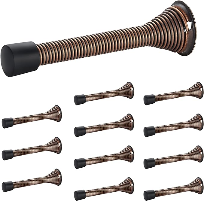 Ravinte Door Stoppers, 12 Pack Spring Door Stops by Ravinte