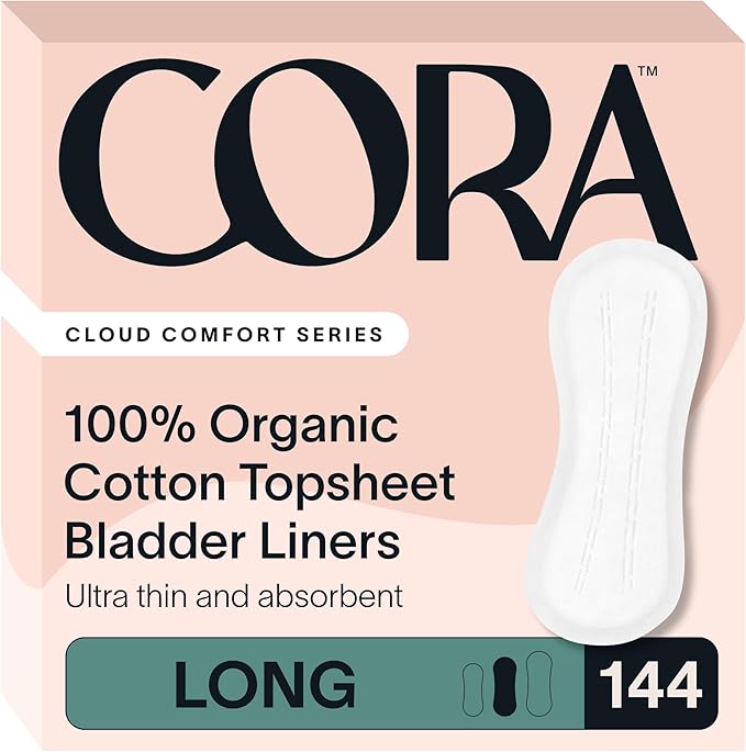Cora 100% Organic Cotton Topsheet Bladder Liners by Cora